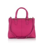 Дамска бизнес чанта в малиново розово - ROSSI