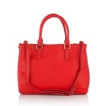 Дамска бизнес чанта в червен цвят - ROSSI