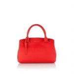 Класическа дамска чанта в червено - ROSSI