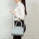Дамска чанта цвят Сиво - ROSSI