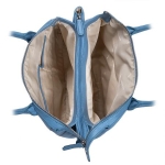 Дамска чанта цвят небесно синьо - Rossi