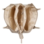 Дамска чанта цвят капучино - Rossi