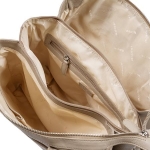 Дамска чанта цвят капучино - Rossi