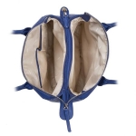 Дамска чанта цвят турско синьо - Rossi