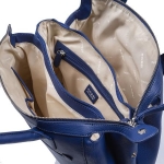 Дамска чанта цвят турско синьо - Rossi