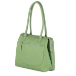 Дамска чанта цвят зелено крем - Rossi