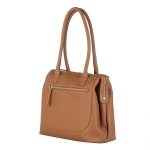 Дамска чанта цвят тан-светло кафяво - Rossi