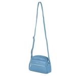 Дамска чанта цвят небесно синьо - Rossi