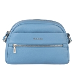 Дамска чанта цвят небесно синьо - Rossi