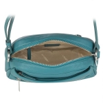 Дамска чанта цвят езерово синьо - Rossi