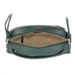 Дамска чанта цвят елхово зелено - Rossi