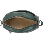 Дамска чанта цвят елхово зелено - Rossi