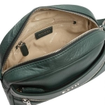 Дамска чанта цвят елхово зелено - Rossi