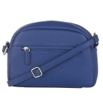 Дамска чанта цвят турско синьо - Rossi