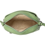 Дамска чанта цвят зелено крем - Rossi