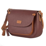 Дамска чанта цвят винено червено - Rossi