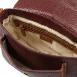 Дамска чанта цвят винено червено - Rossi