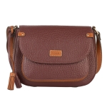 Дамска чанта цвят винено червено - Rossi