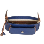 Дамска чанта цвят турско синьо - Rossi