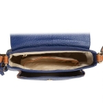 Дамска чанта цвят турско синьо - Rossi