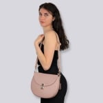 Дамска чанта цвят Перлено розово – ROSSI