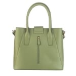 Дамска чанта цвят Зелен – ROSSI