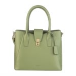 Дамска чанта цвят Зелен – ROSSI