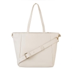 Дамска чанта цвят Слонова кост - ROSSI