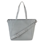 Дамска чанта цвят Сив - ROSSI