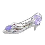 Дамска обувка с лилаво