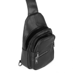 Мъжка черна чанта SILVER FLAME