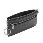 Мъжки мини портфейл-ключодържател Silver Flame