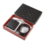 Комплект от портфейл и колан SILVER FLAME - 115 см