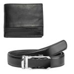 Комплект от колан и портфейл - SILVER FLAME -115 см