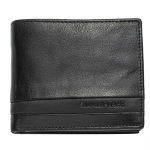 Мъжки комплект портфейл и колан Silver Flame - 110 см