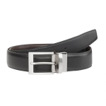 Мъжки комплект портфейл и колан Silver Flame - 110 см