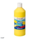 Гланцова боя CREALL Gloss, 500 ml, жълта