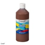 Гланцова боя CREALL Gloss, 500 ml, кафява