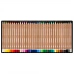 Комплект цветни моливи Mega Color, 36 цвята, метална кутия