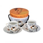 Комплект порцеланови чаши PPD, Espresso Coffee