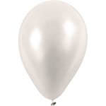 Балони кръгли, ф23 cm, 10 бр., бял