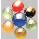 Стъклени камъчета, Glas-Nuggets, 15-20 mm; 100g, / 20-25 бр., преливащи