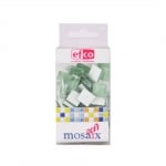 Мозаечни плочки MosaixSoft, стъкло, 15x15x4 mm, 90 бр., зелени