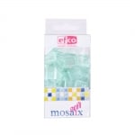 Мозаечни плочки MosaixSoft, стъкло, 15x15x4 mm, 90 бр., прозрачни