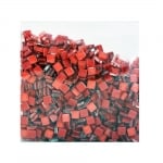 Мозаечни плочки Metallic, стъкло, 10x10x4 mm, 1000 бр., червени