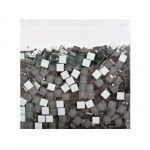 Мозаечни плочки MosaixSoft, стъкло, 10x10x4 mm,1000 бр., сиви