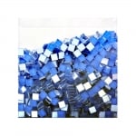 Мозаечни плочки MosaixSoft, стъкло, 10x10x4 mm,1000 бр., светлосини