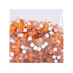 Мозаечни плочки MosaixSoft, стъкло, 10x10x4 mm,1000 бр., оранжеви