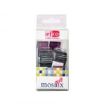 Мозаечни плочки MosaixSoft, стъкло, 20x20x4 mm, 40 бр., мораво