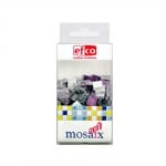 Мозаечни плочки MosaixSoft, стъкло, 10x10x4 mm, 200 бр., мораво